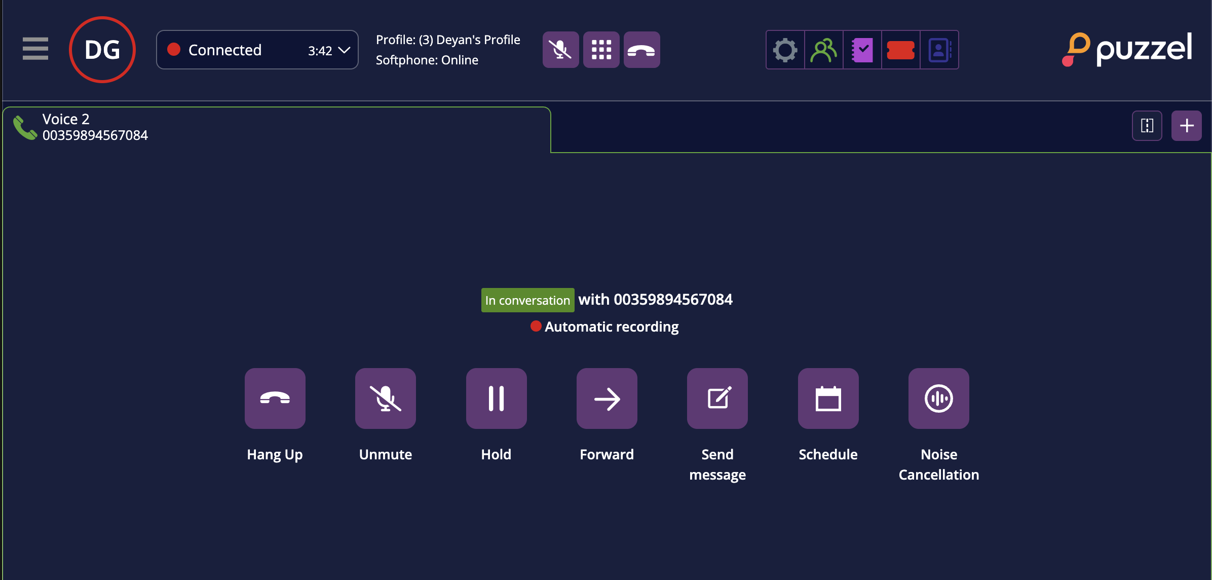 agent application dark mode