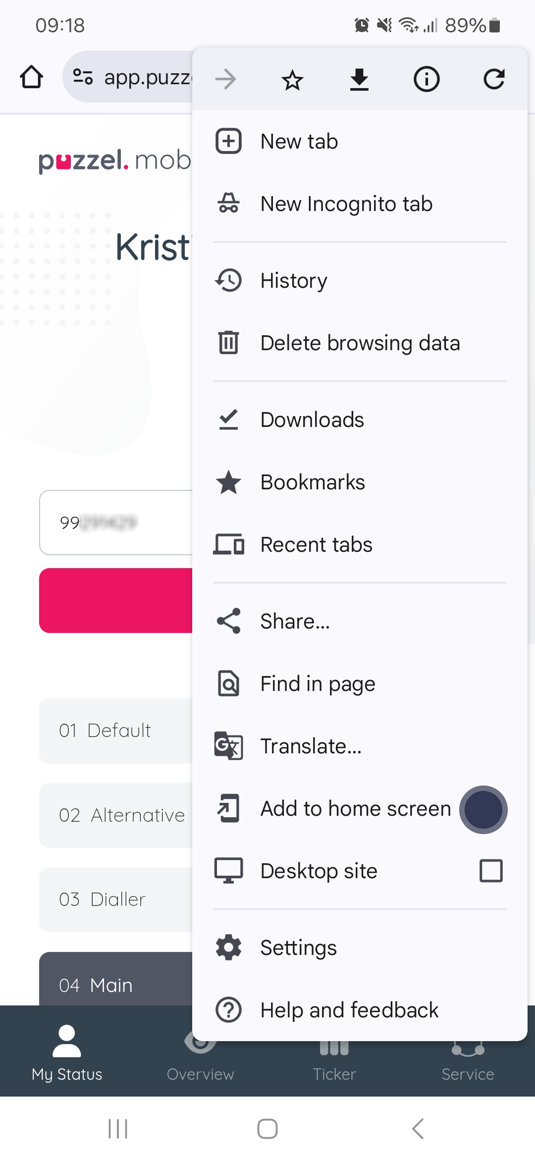 Tap add to home screen