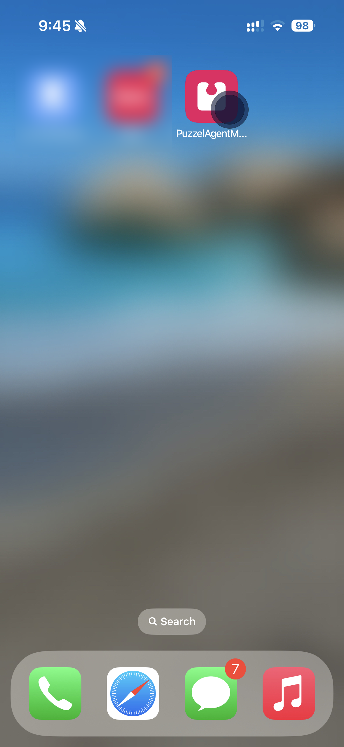 Check your home screen