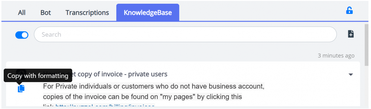 AA-KB copy article with formatting icon