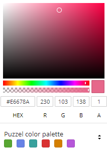 Widget Tab Admin Color picker