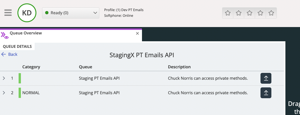 Agent queue overview