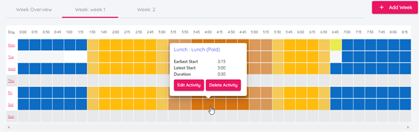 Shift Pattern Calendar