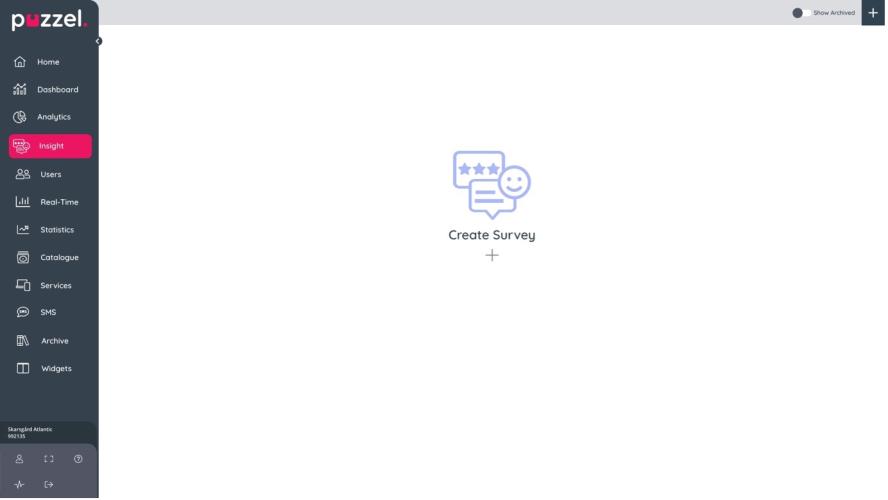 Customer Insight Create Survey View