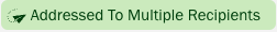 addressed to multiple recipients