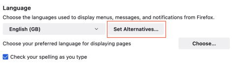 firefox language settings
